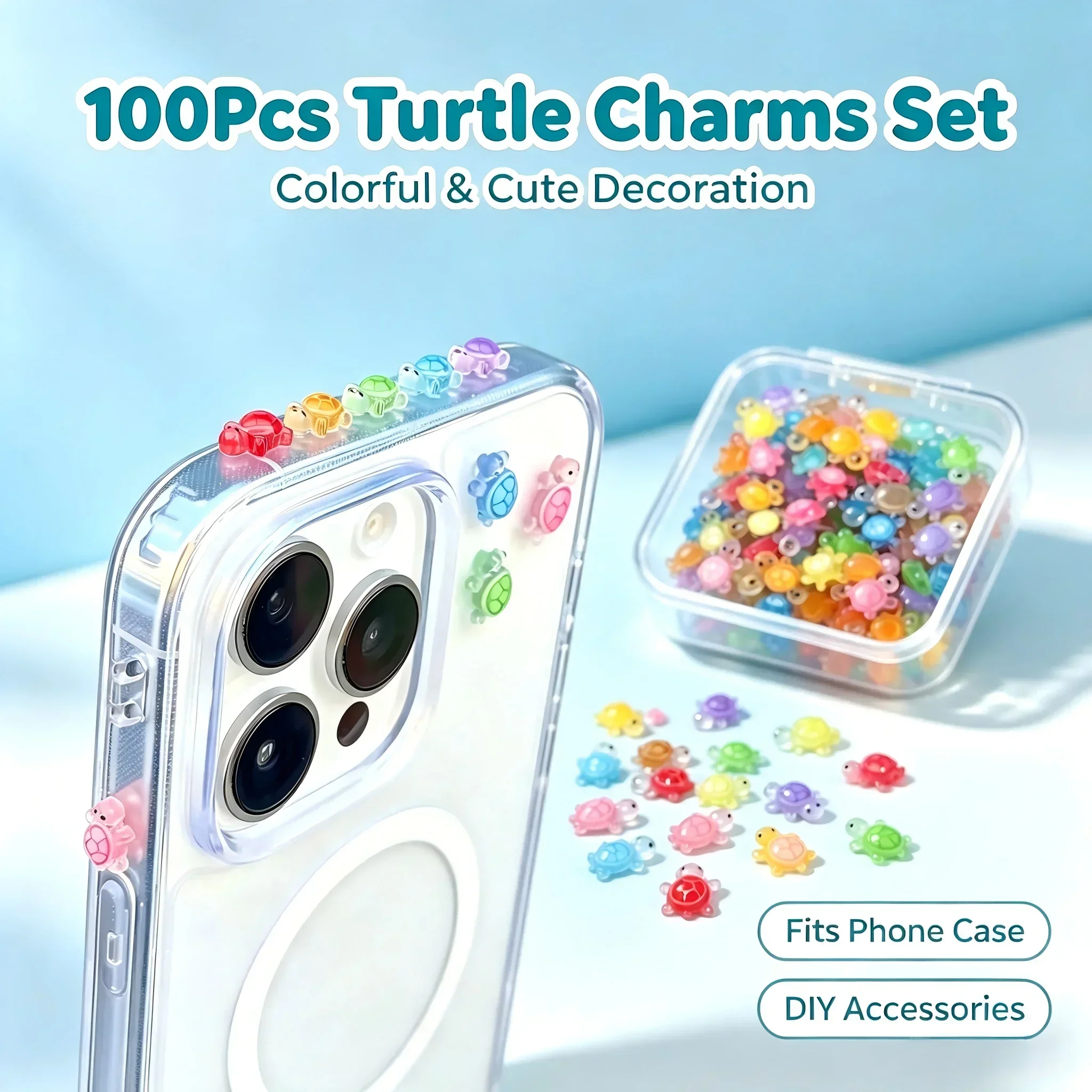 Crafting Resin - 100 piezas/ Dijes de resina de