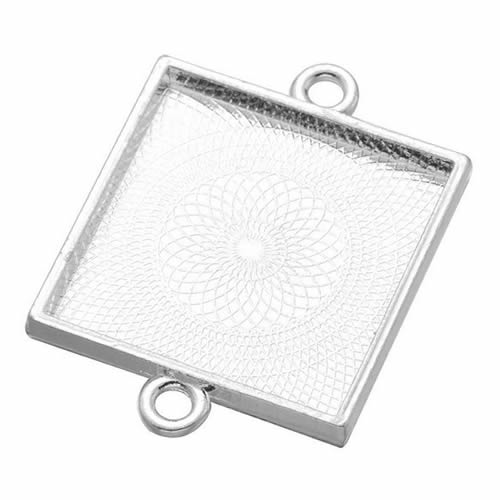 Onebeading Fit-cabujones cuadr - Bezels Set Pendant reseña y precio