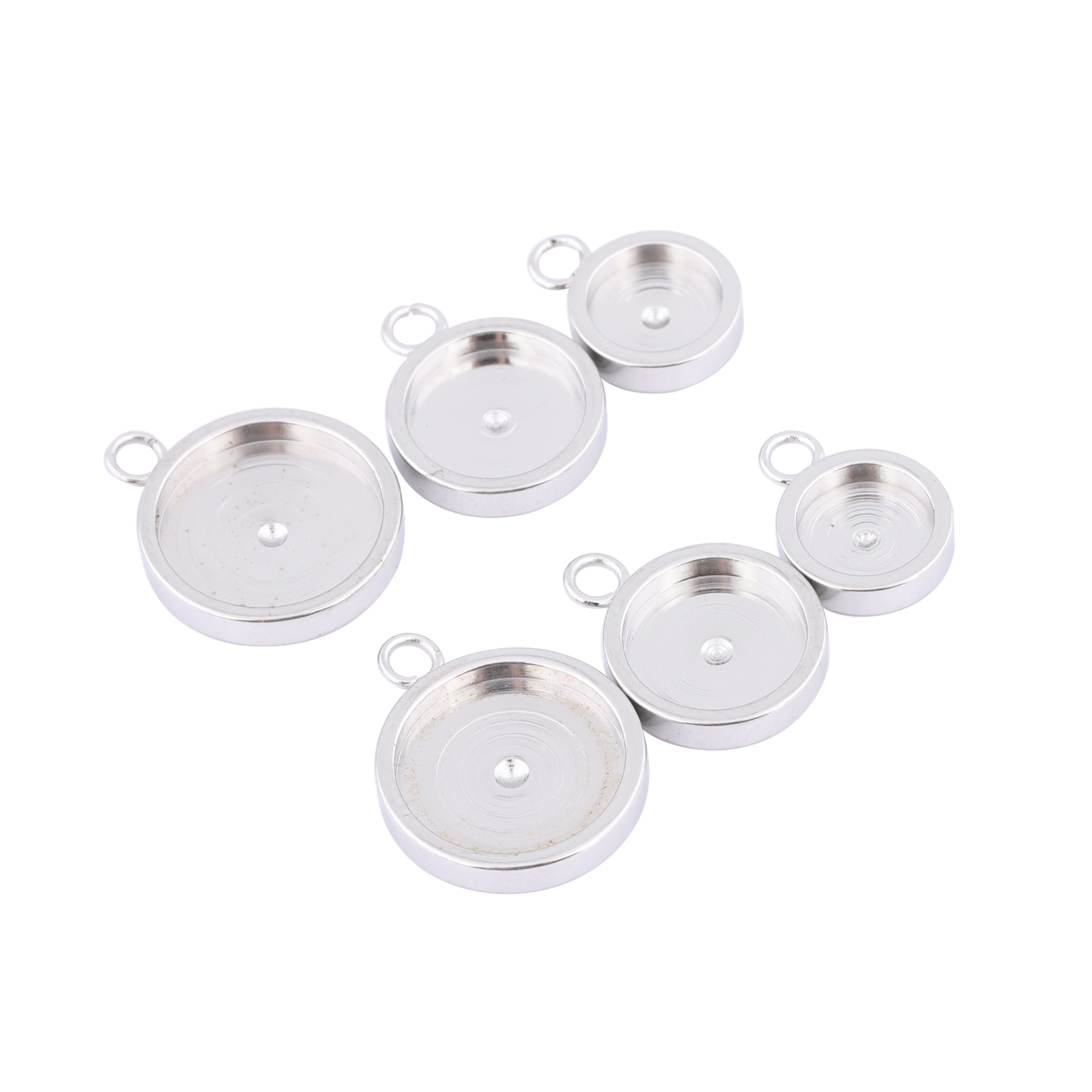 Base de cabujón redondo de ace - Bezels Set Pendant reseña y precio