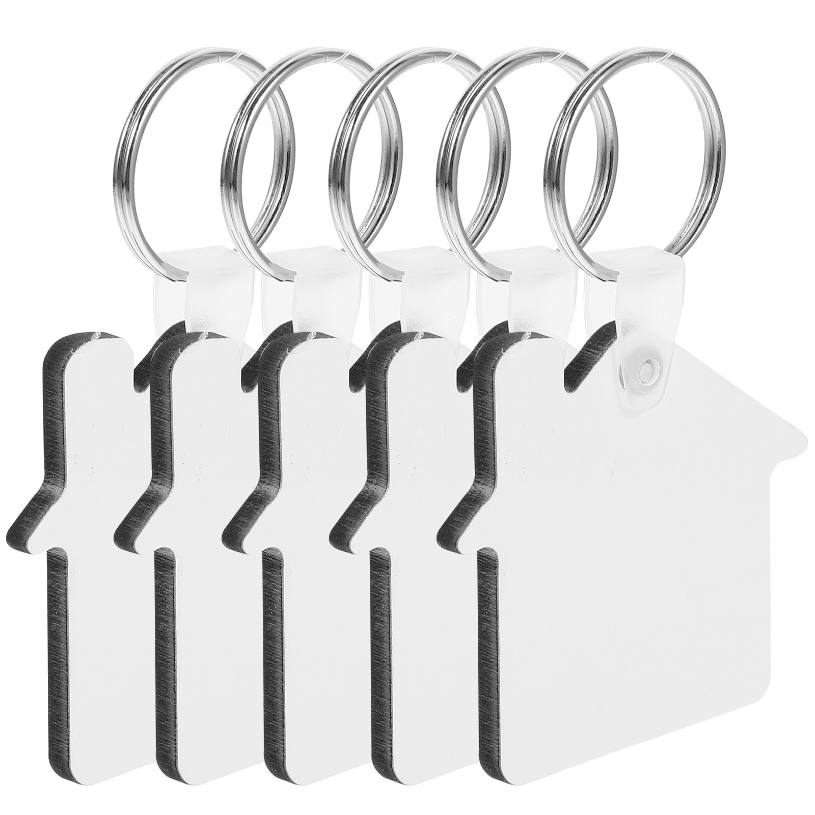 5 unidades de llaveros en blan - Wood Ring Blank reseña y precio