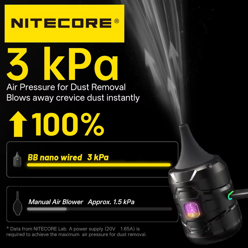 NITECORE BB nano Soplador Elec - Vacuum Chamber Small reseña y precio